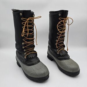 Whites Boots Mens 10 Black Tall Duck Hunting Haufman Maverick Winter Kaufman